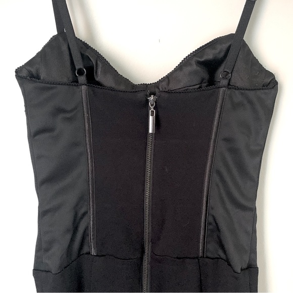 BEBE size XS black lace corset jumpsuit - Picture 11 of 16